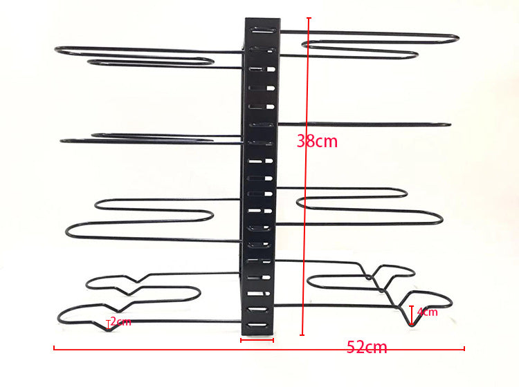 8 Tiers Iron Storage Rack