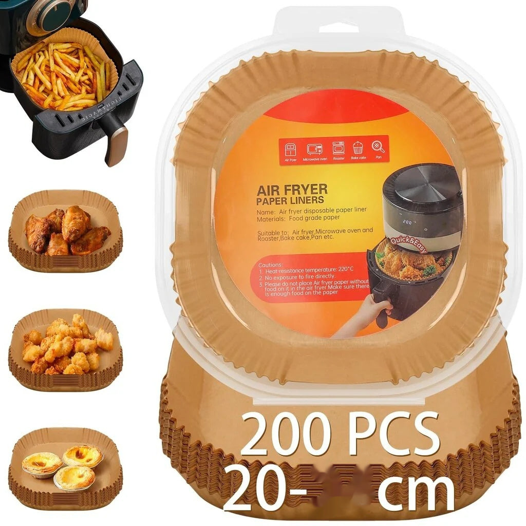Food-Safe Air Fryer Square Disposable Baking Paper