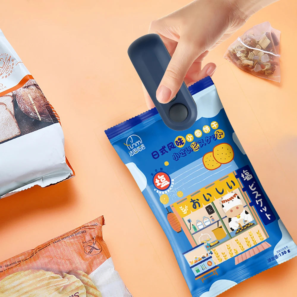 USB Handheld Portable Heat Clip Bag Sealer