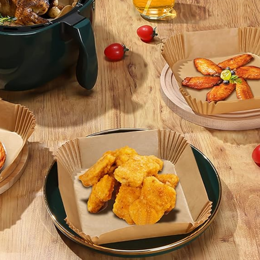 Food-Safe Air Fryer Square Disposable Baking Paper