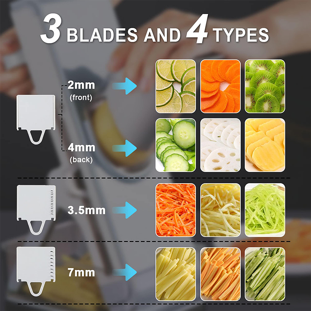 3 In 1 Slicer For Kitchen Food Chopper
