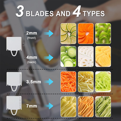 3 In 1 Slicer For Kitchen Food Chopper